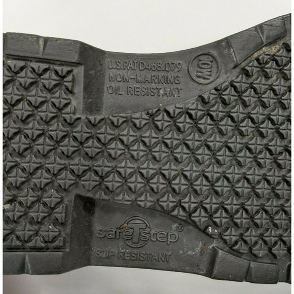 Men’s State Street SafeTStep Oil & Slip Resistant Black Work Shoes Boots Size 10 - Picture 7 of 11